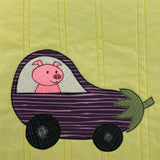 Eggplant Rattletrap Applique Pattern