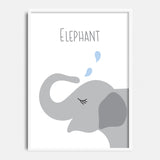 Elephant Art Print - printable digital files