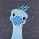 Orly Ostrich Applique Pattern