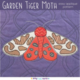 Garden Tiger Moth Applique Quilt Pattern