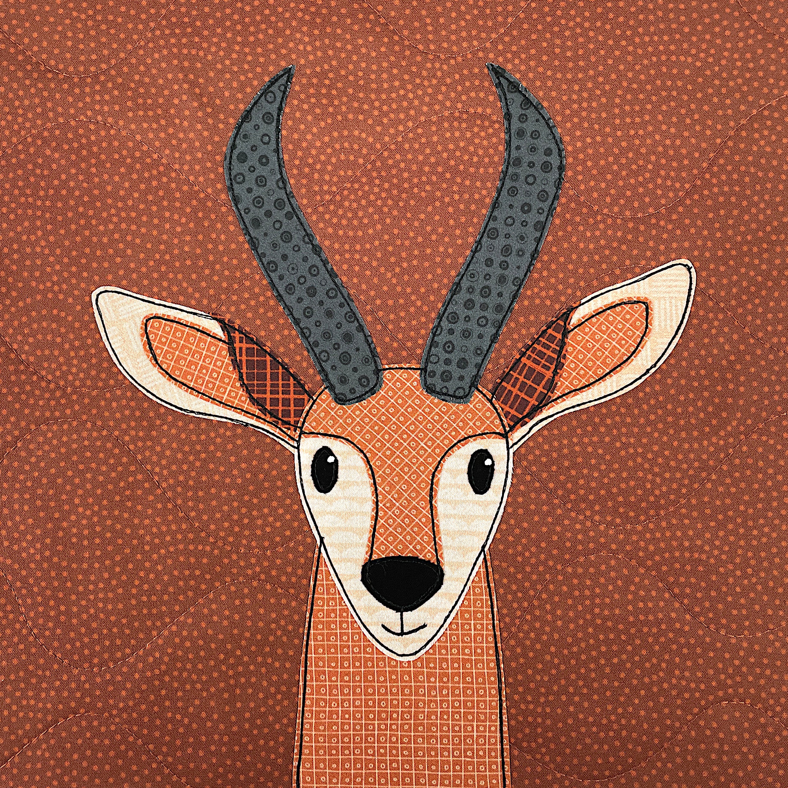 Grady Gazelle Applique Pattern