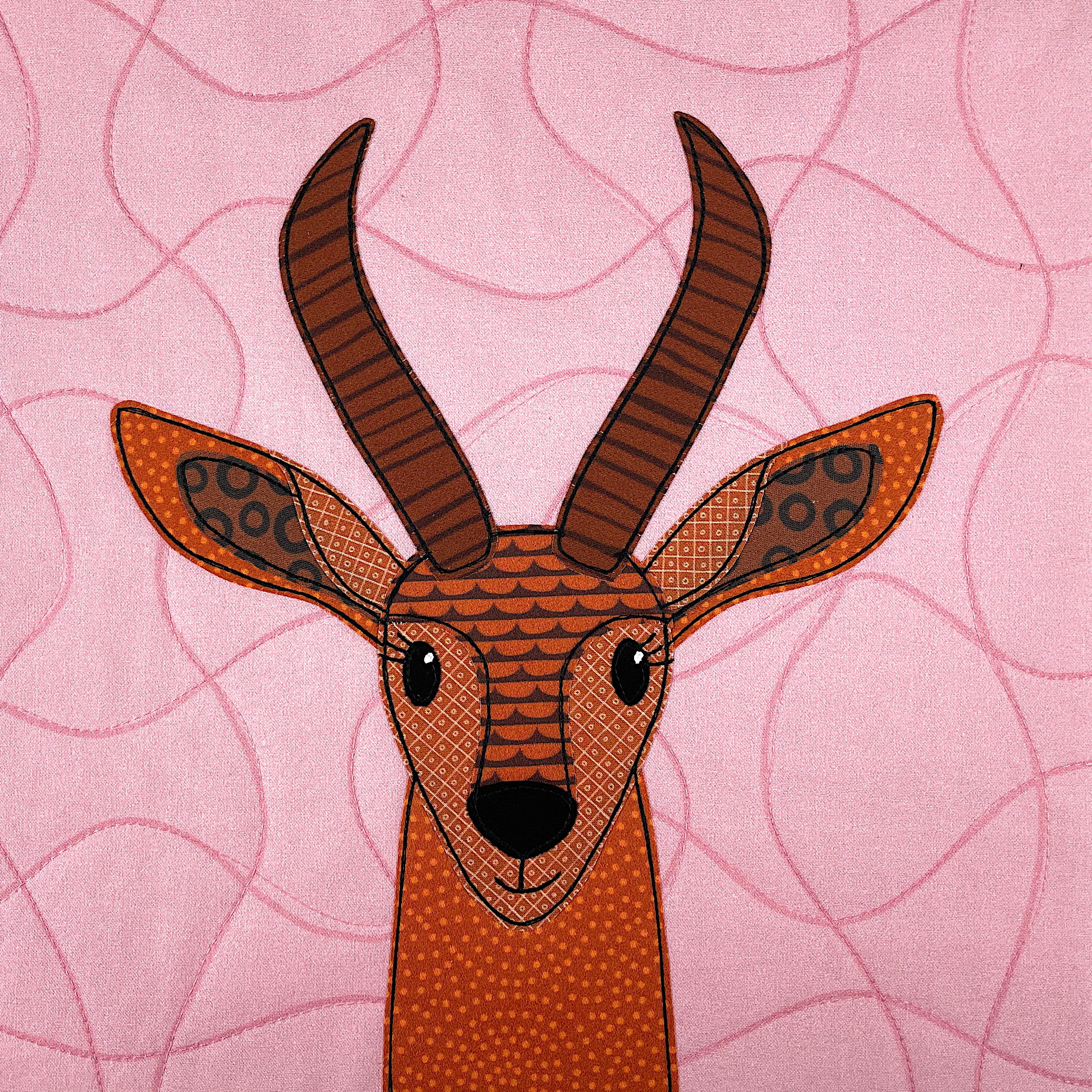 Grady Gazelle Applique Pattern