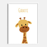 Safari Art Printables Bundle - crocodile, lion, elephant, giraffe