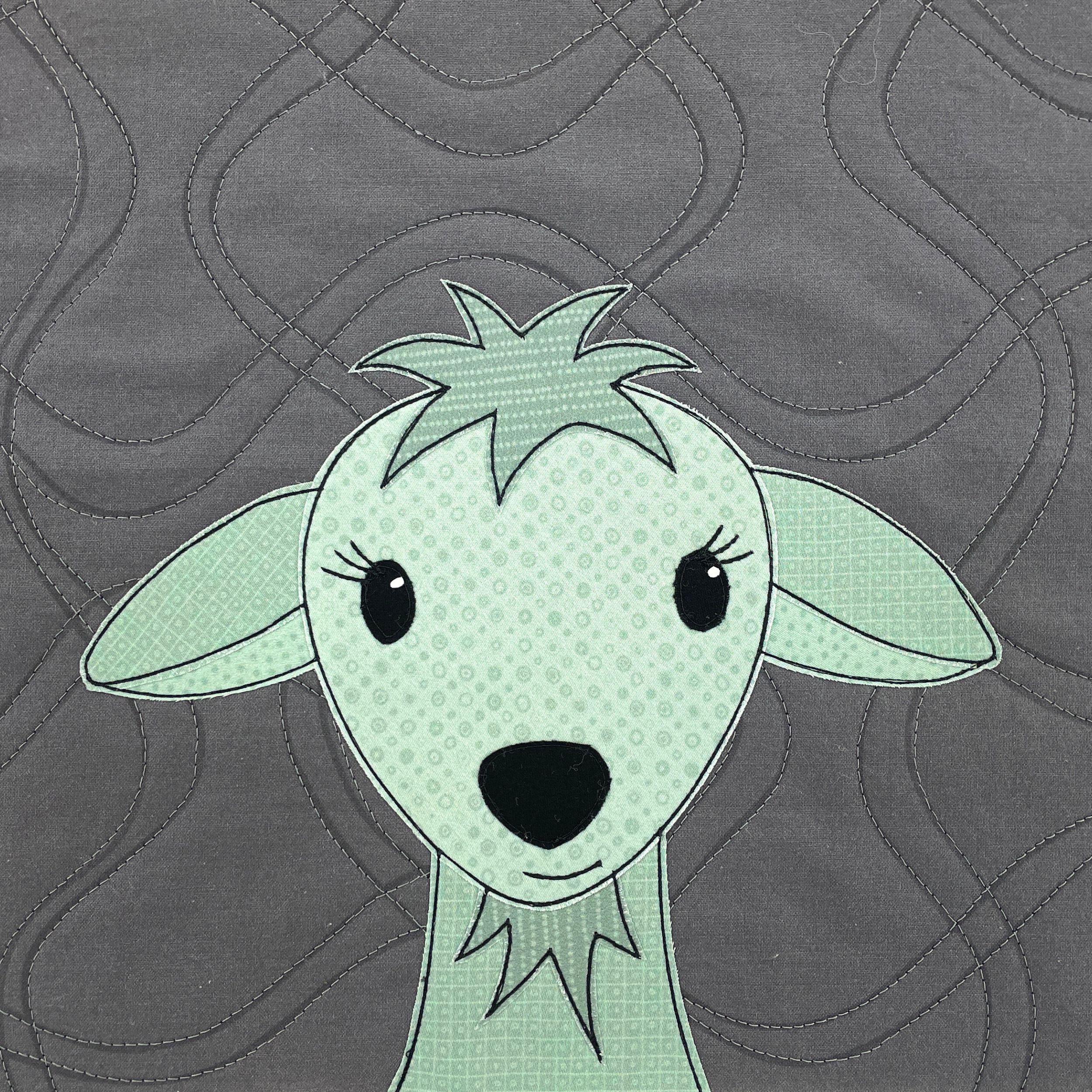 Gracie Goat Applique Pattern