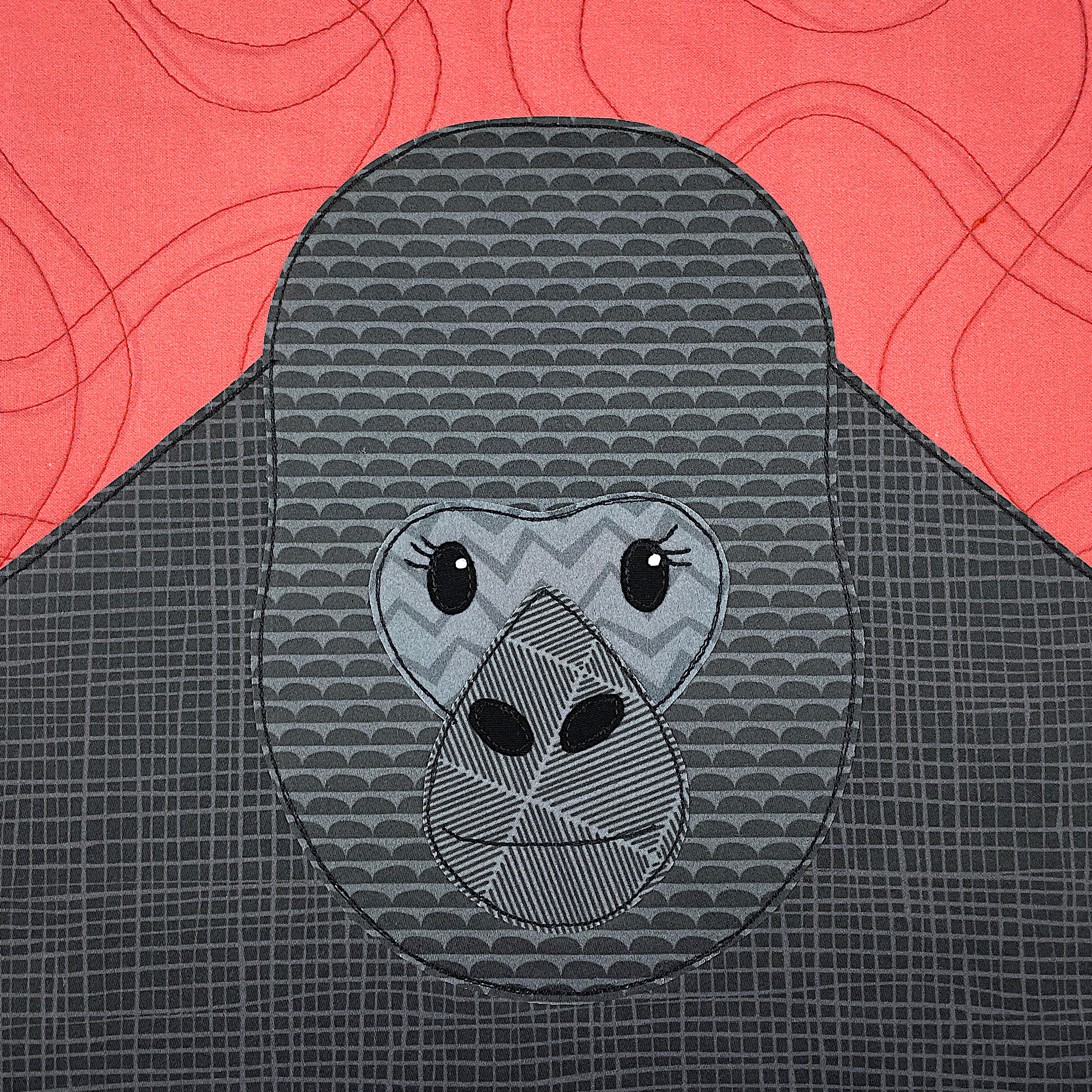 Galen Gorilla Applique Pattern