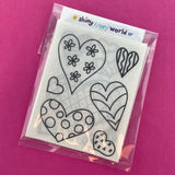 Happy Hearts Stick and Stitch Pack
