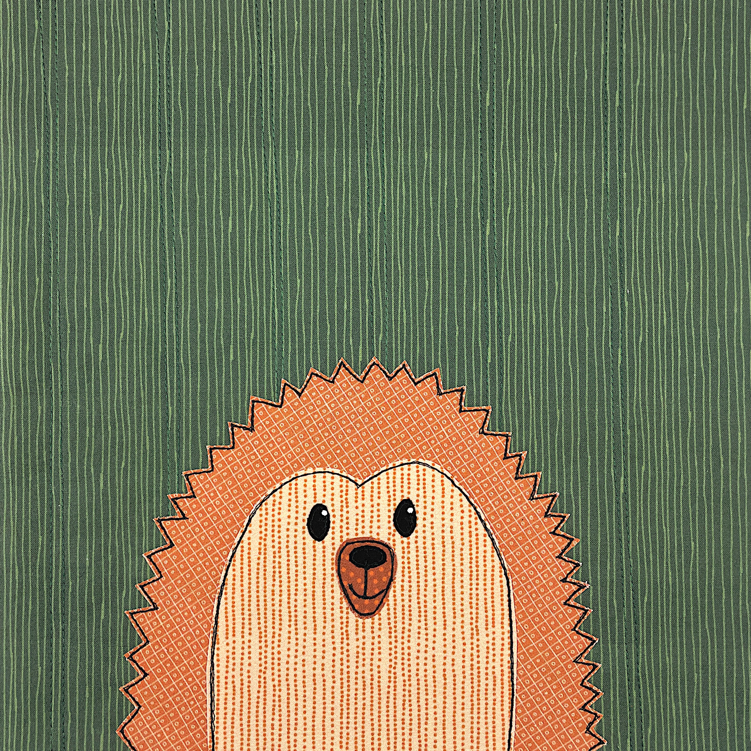 Heidi Hedgehog Applique Pattern