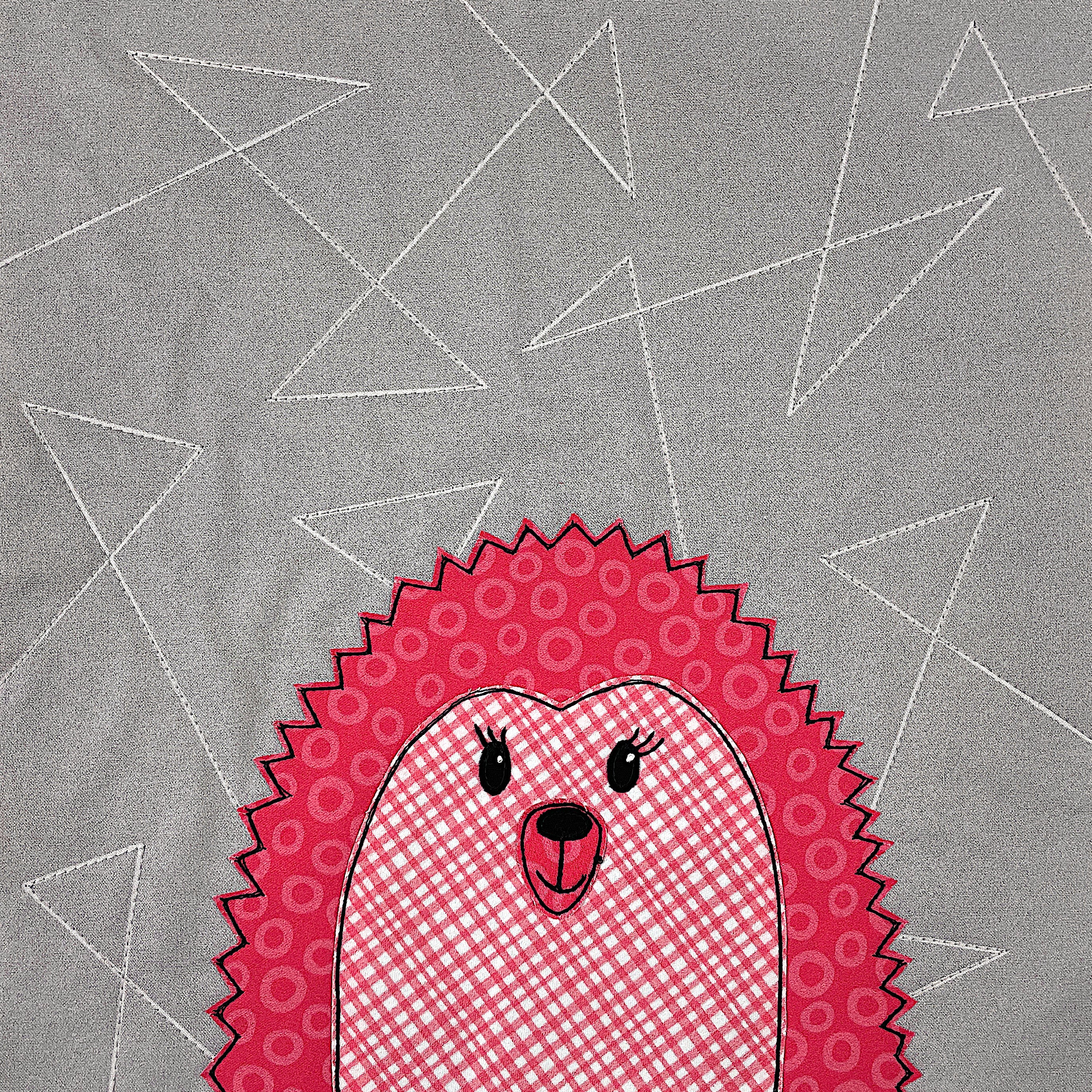 Heidi Hedgehog Applique Pattern