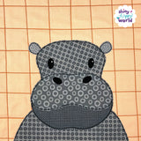 Harper Hippo Applique Pattern