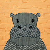 Harper Hippo Applique Pattern
