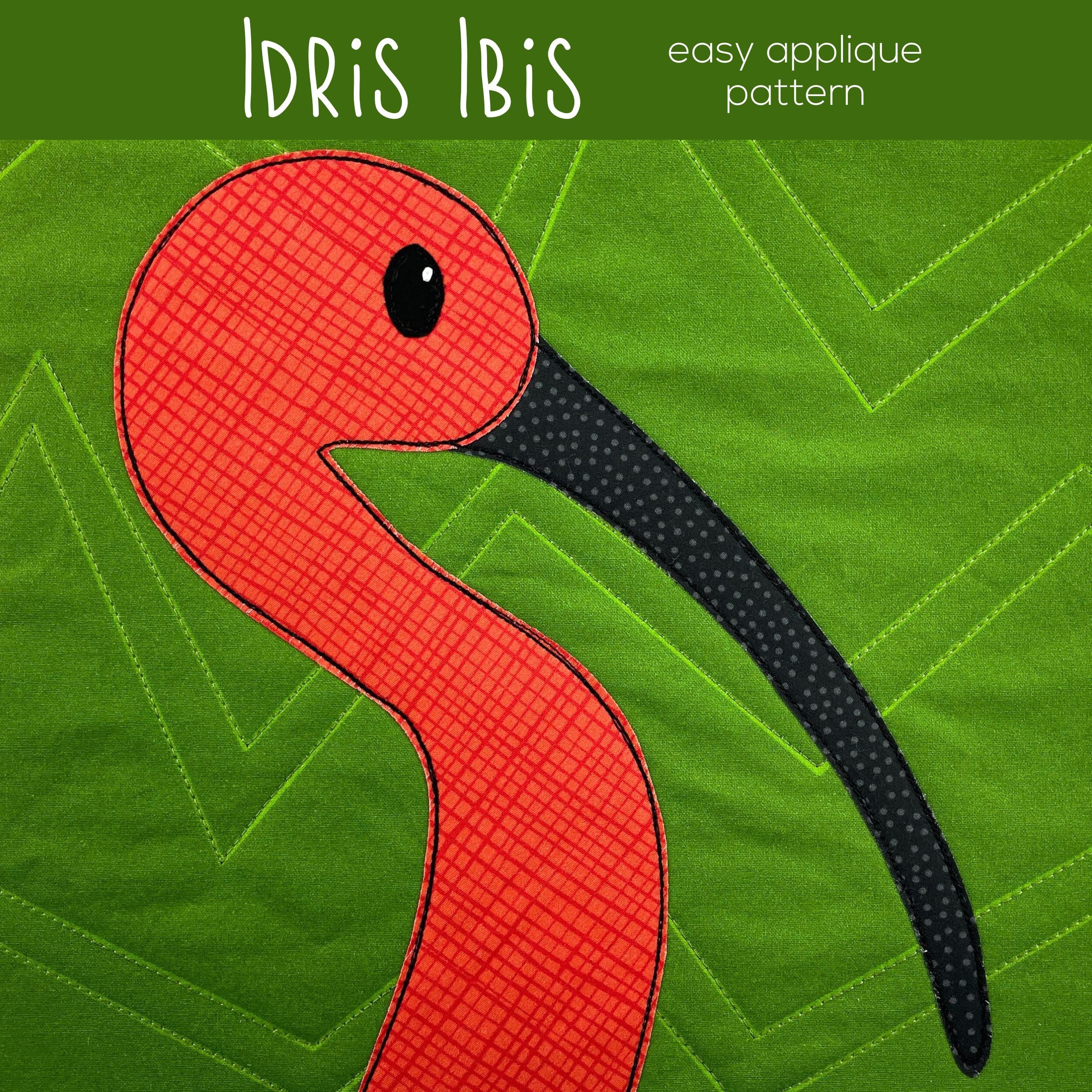 Fritzi Flamingo Applique Pattern