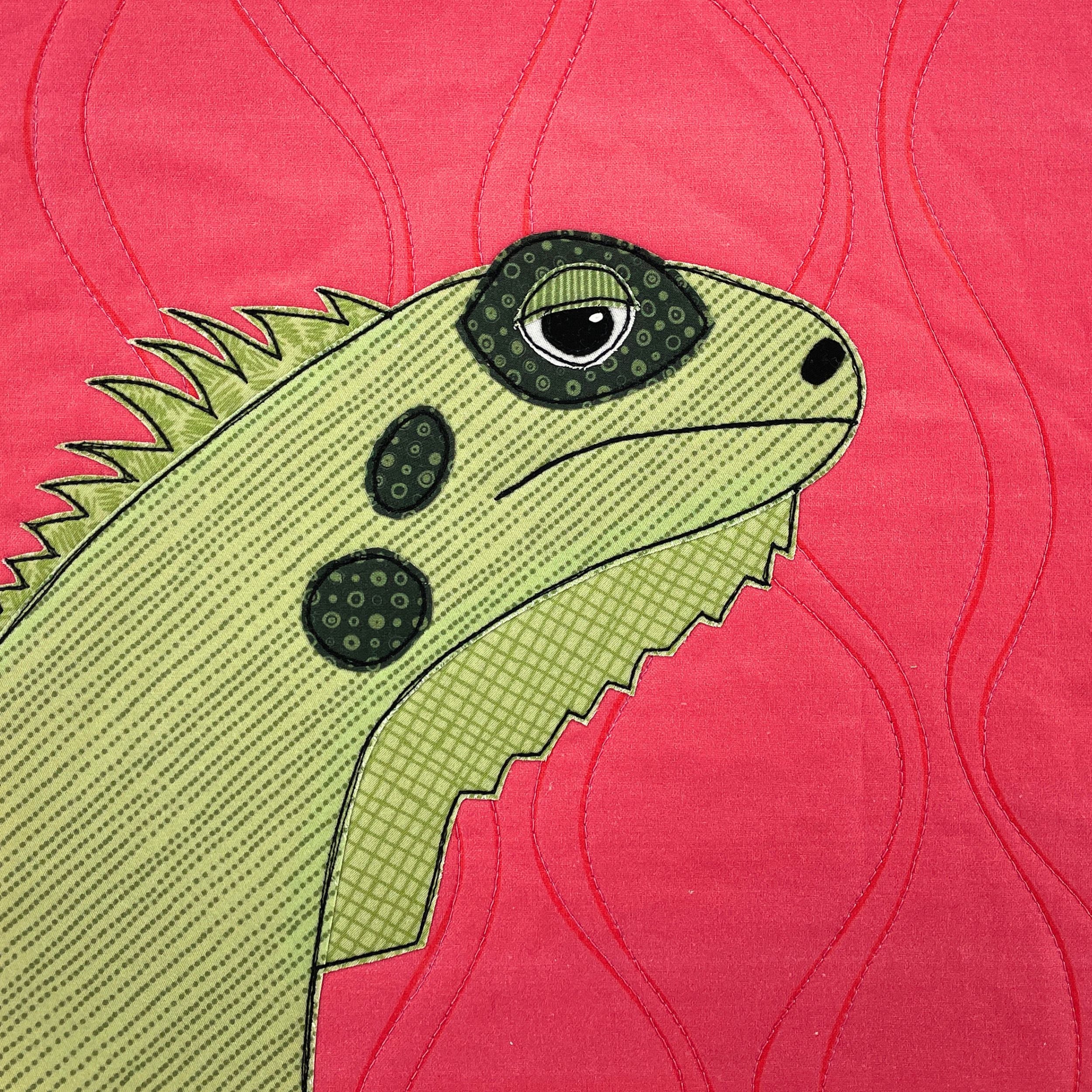 Ian Iguana Applique Pattern