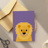 Lion - printable art - Collage Style
