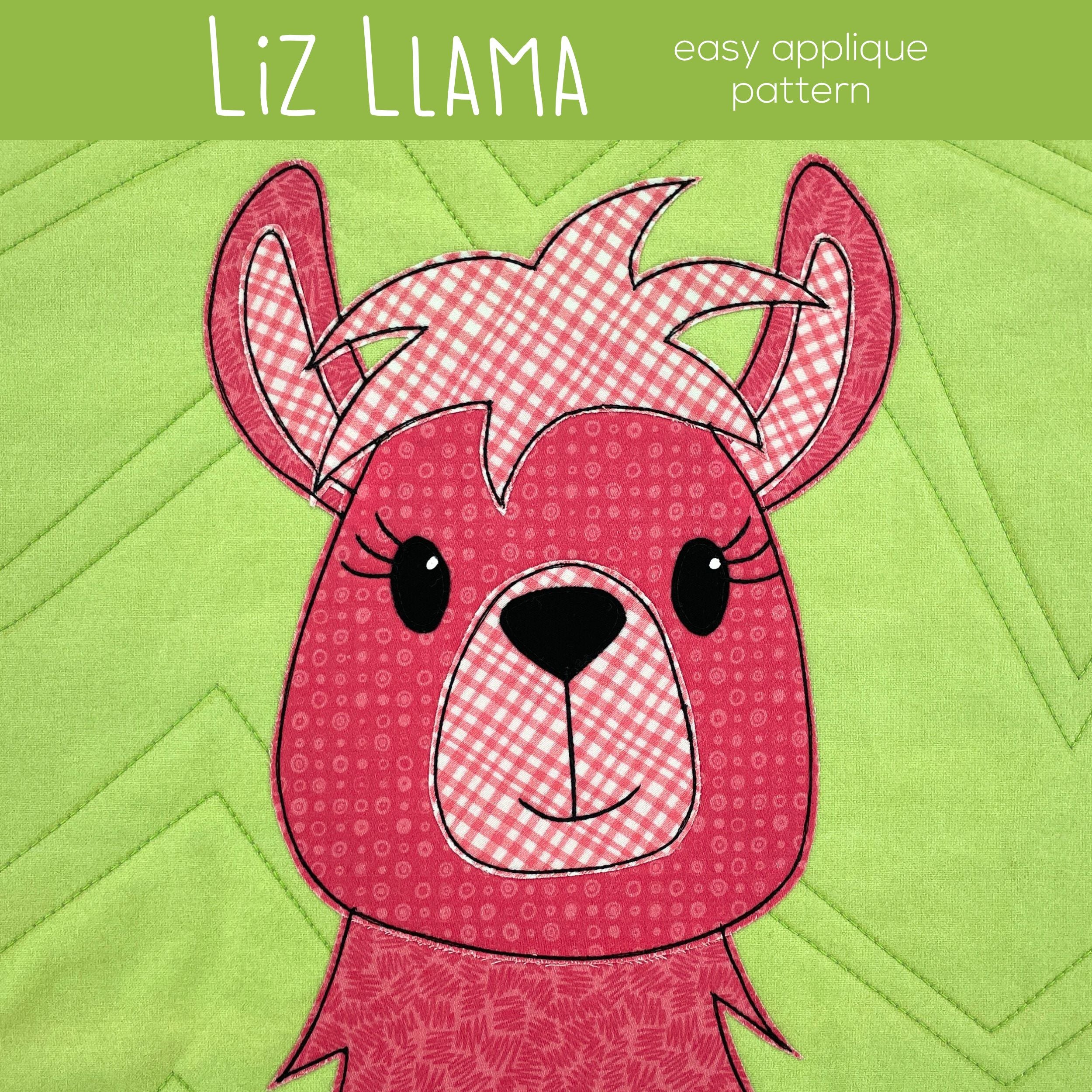 Annie Alpaca Applique Pattern