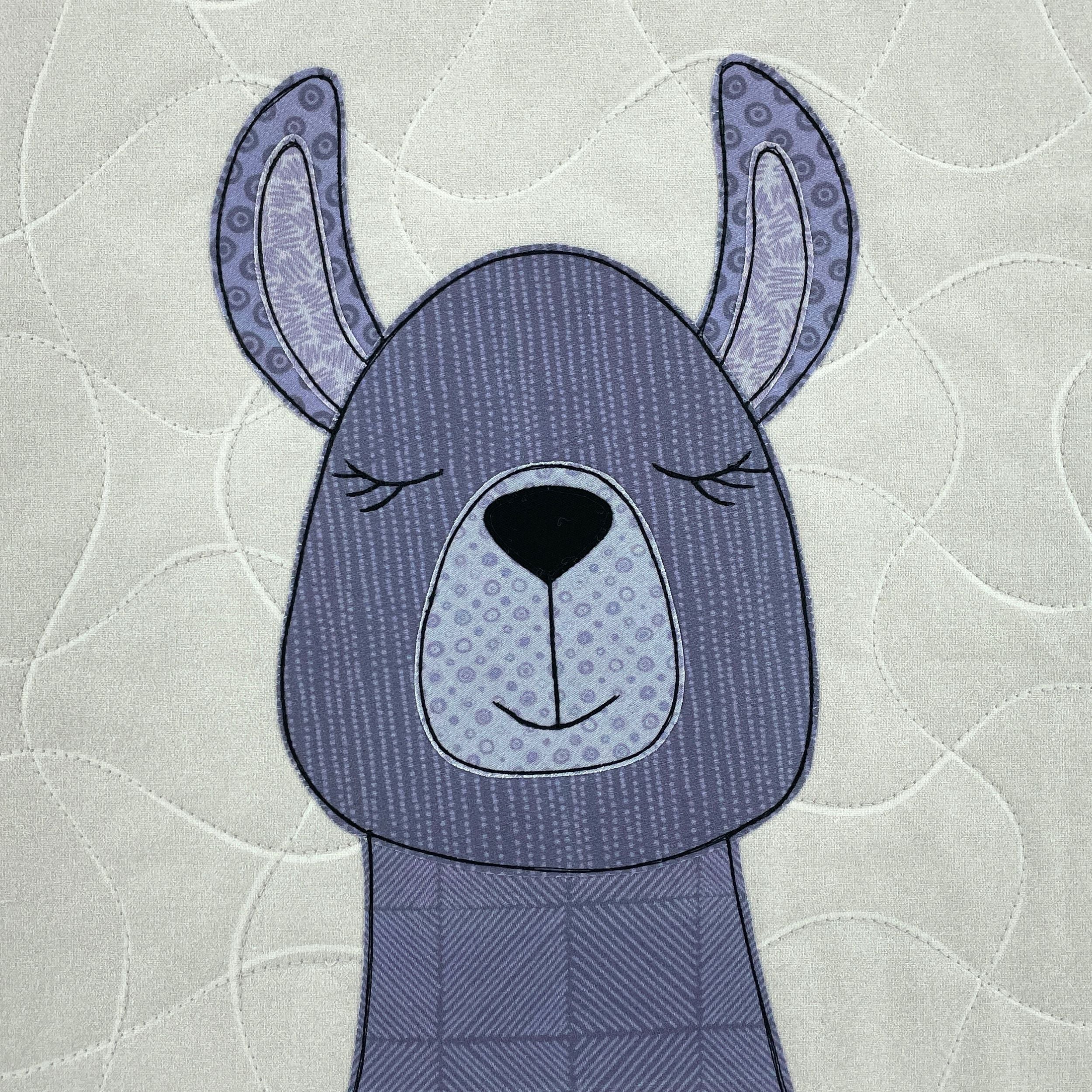 Liz Llama Applique Pattern