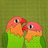 Lovebirds Applique Pattern