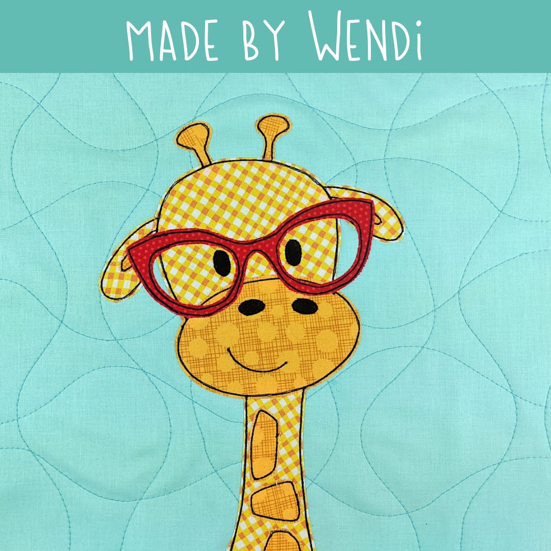 Ginny Giraffe Applique Pattern