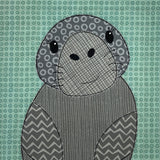 Mochi Manatee Applique Quilt Pattern