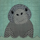 Mochi Manatee Applique Quilt Pattern