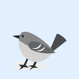 Mockingbird - printable bird art