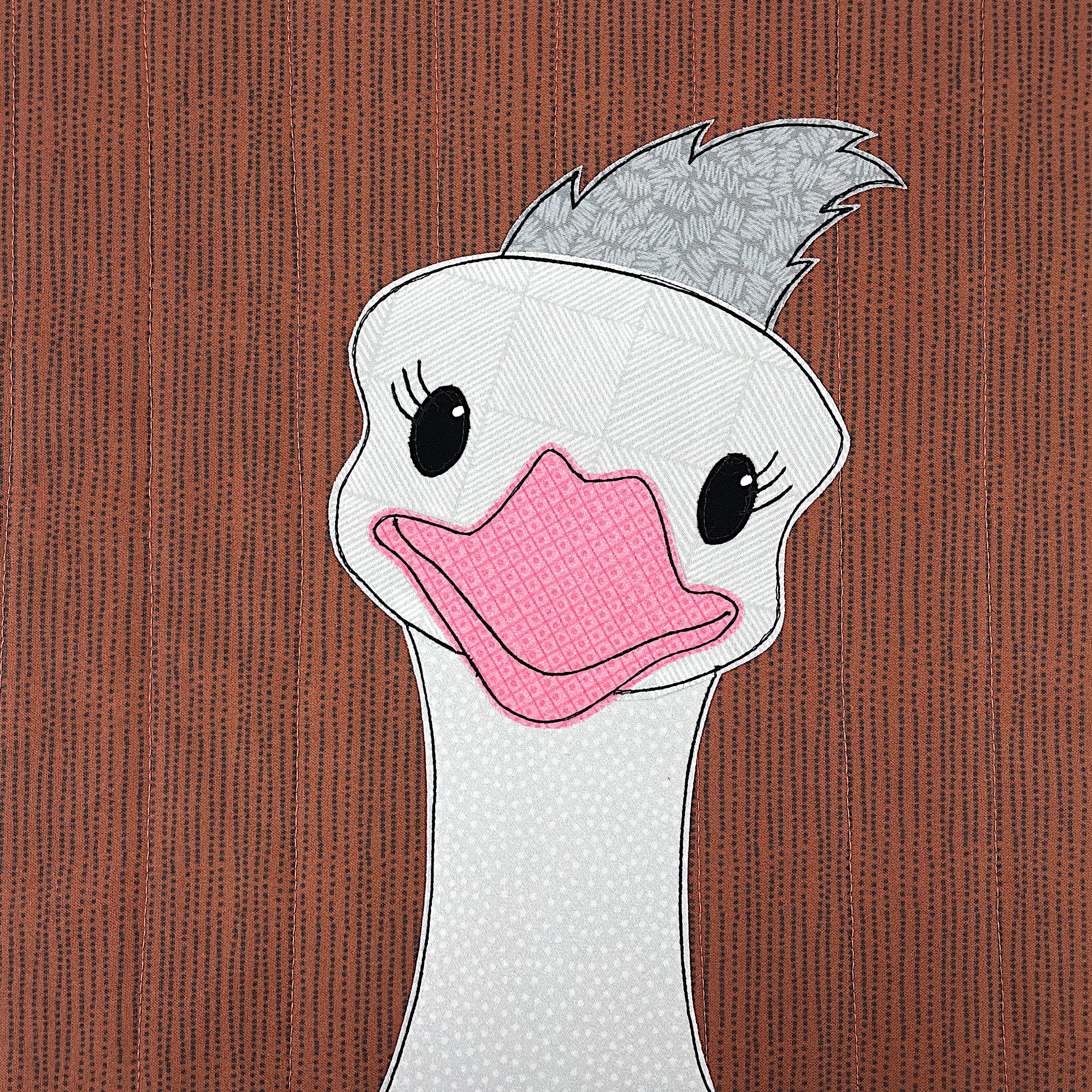 Orly Ostrich Applique Pattern