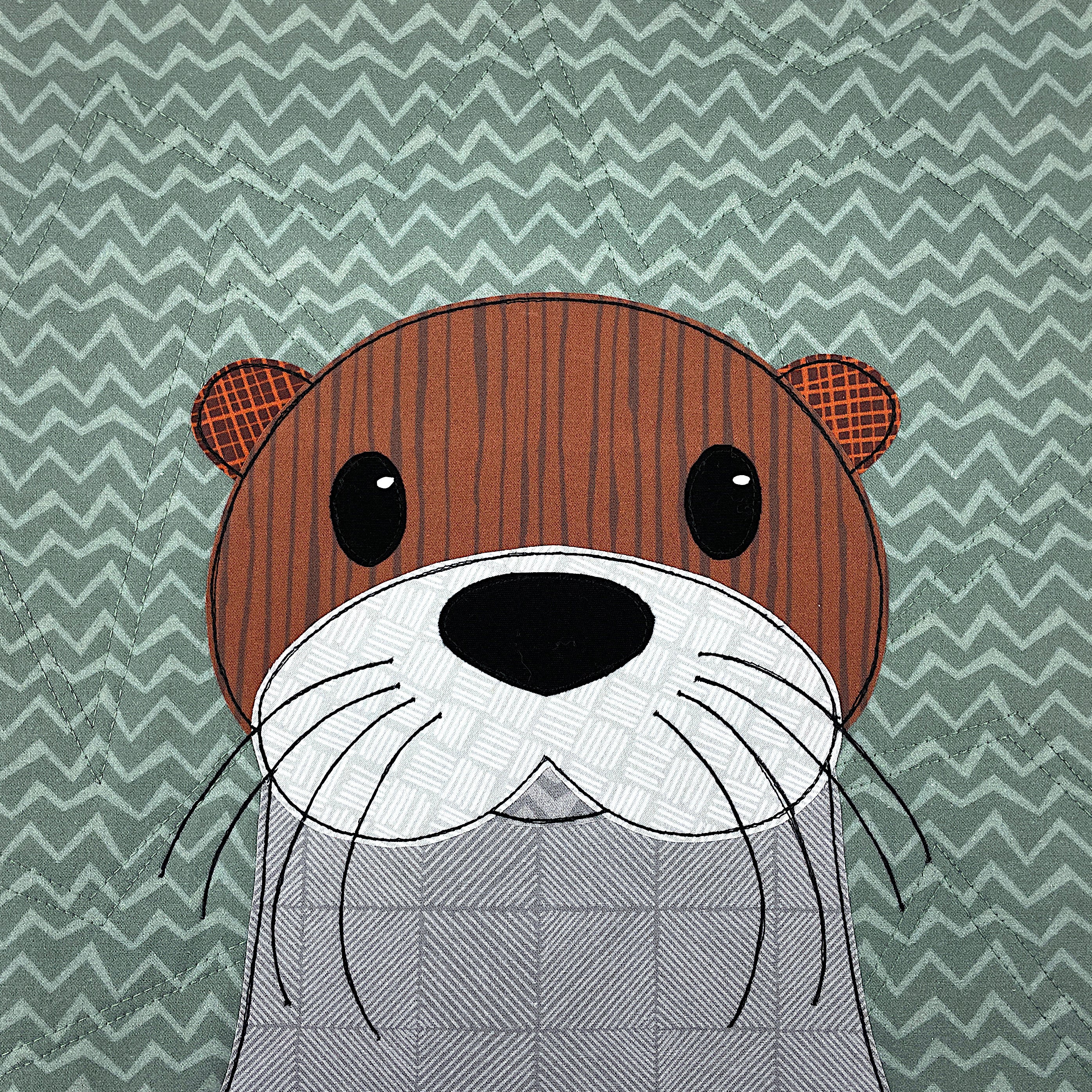 Olson Otter Applique Pattern