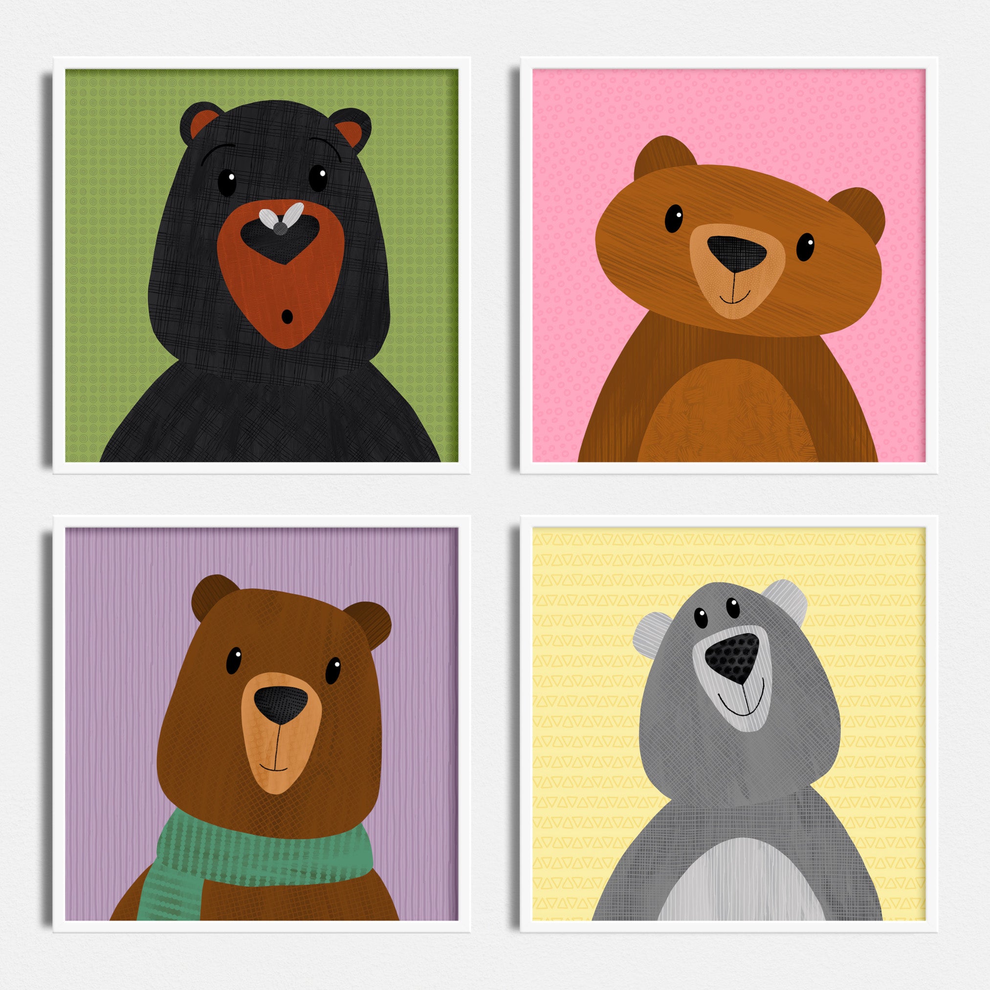 Sweet Bears - Printable Art Bundle