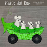 Vegetable Cars Applique Quilt Pattern Bundle