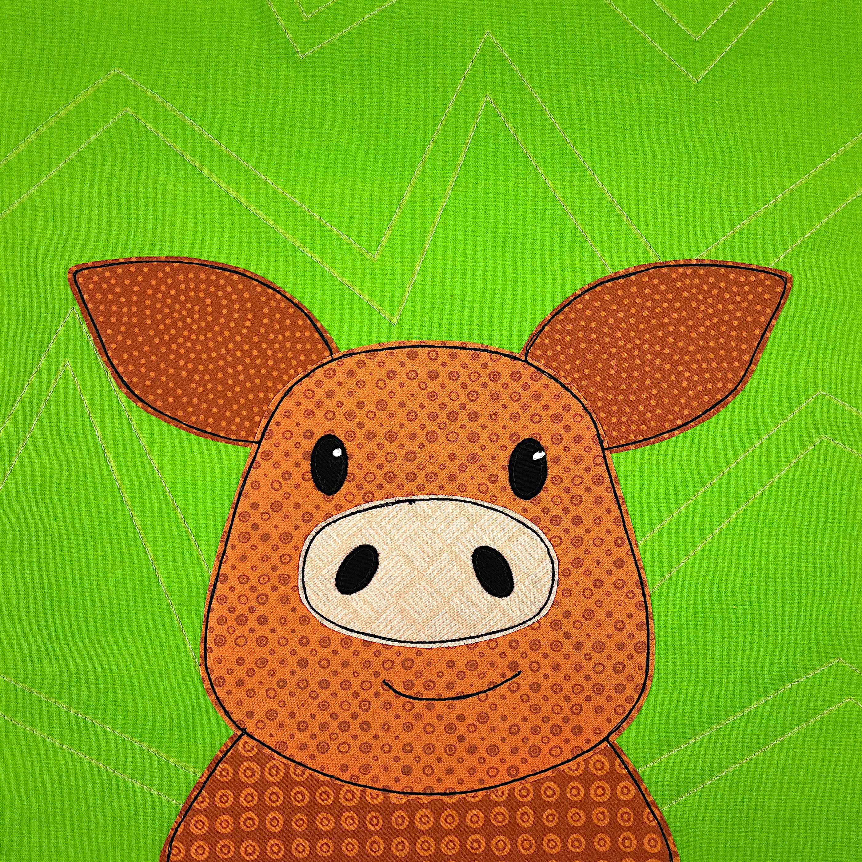 Padgett Pig Applique Pattern