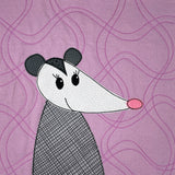 Ollie Opossum Applique Pattern