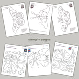 Moth Applique Patterns - Fusible Template Pages (US only)