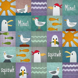 Greedy Seagulls - Mix & Match Applique Quilt Pattern