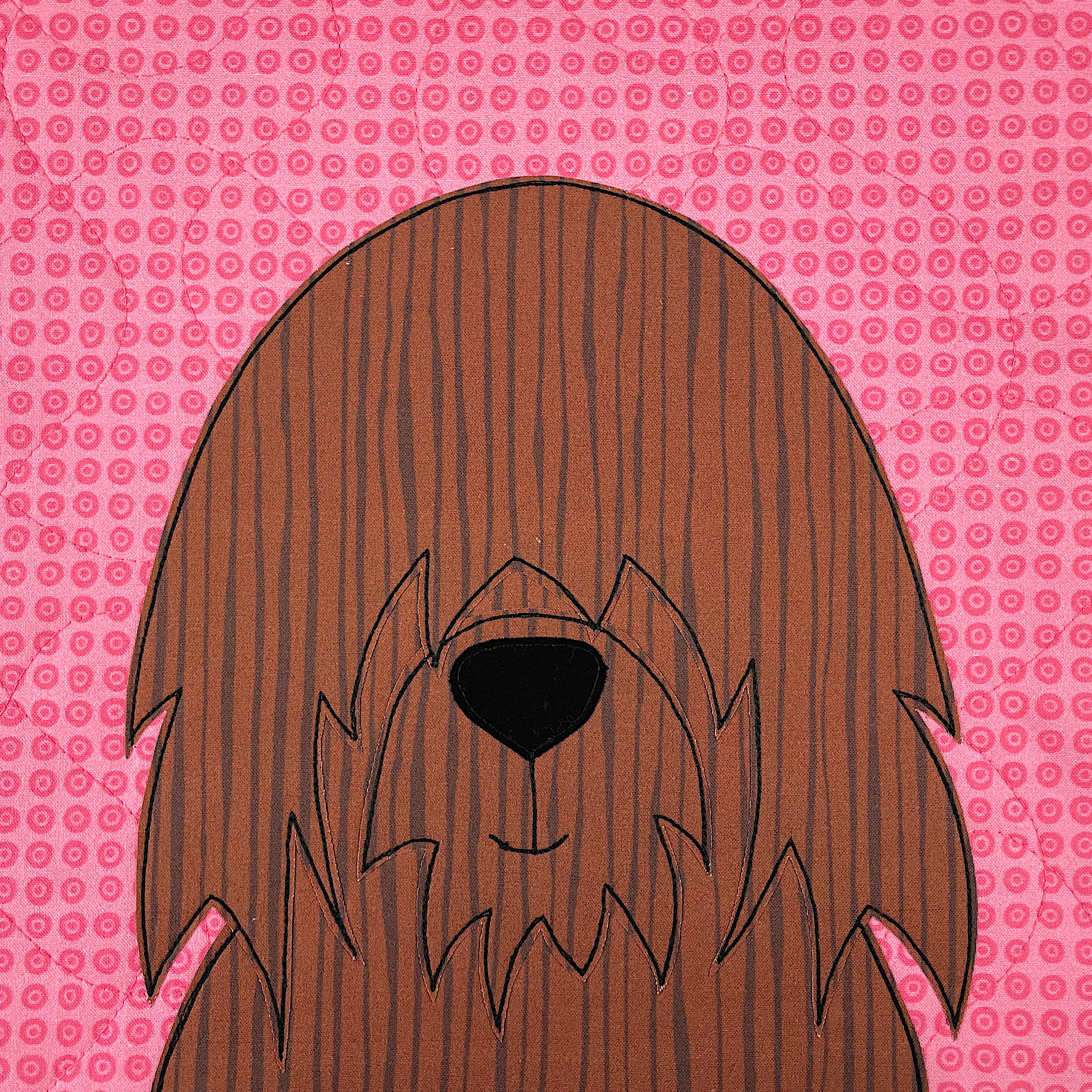 Sam the Shaggy Dog Applique Pattern