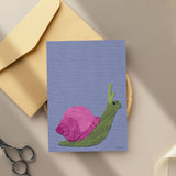 Snail - printable art - Collage Style