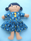 Dress Up Bunch Doll Fly a Kite Dress and Kite Pattern