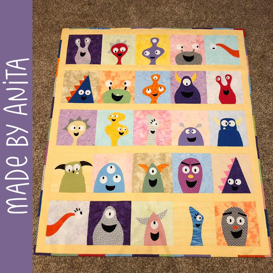 Mix & Match Monsters Quilt Pattern