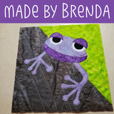 Troy the Tree Frog Applique Pattern