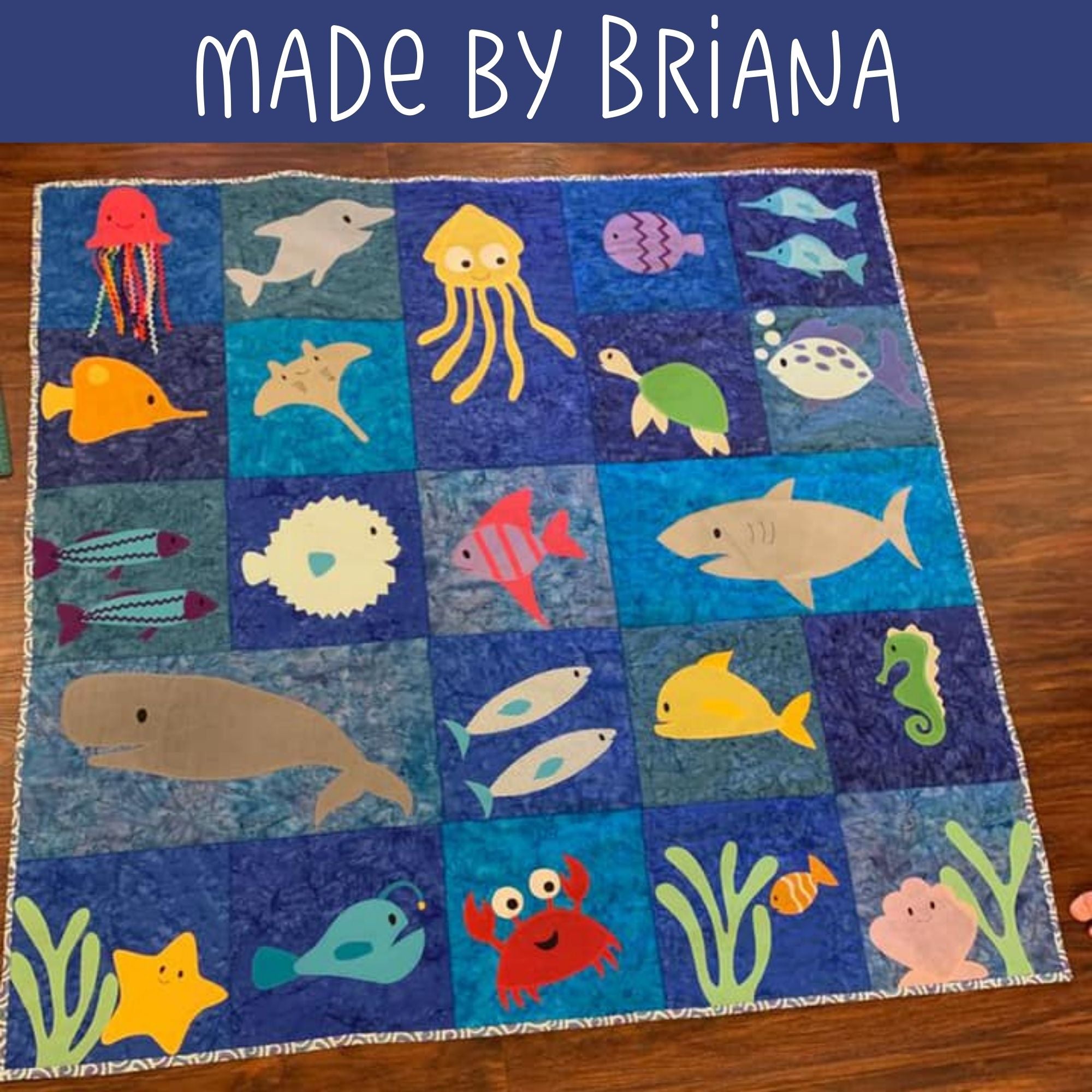 Sea Creatures Quilt Pattern