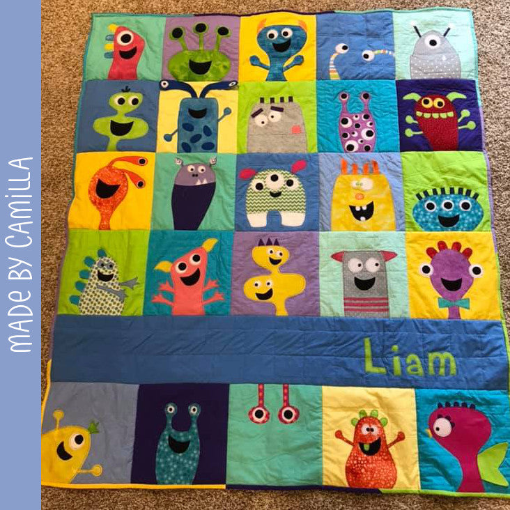 Mix & Match Monsters Quilt Pattern