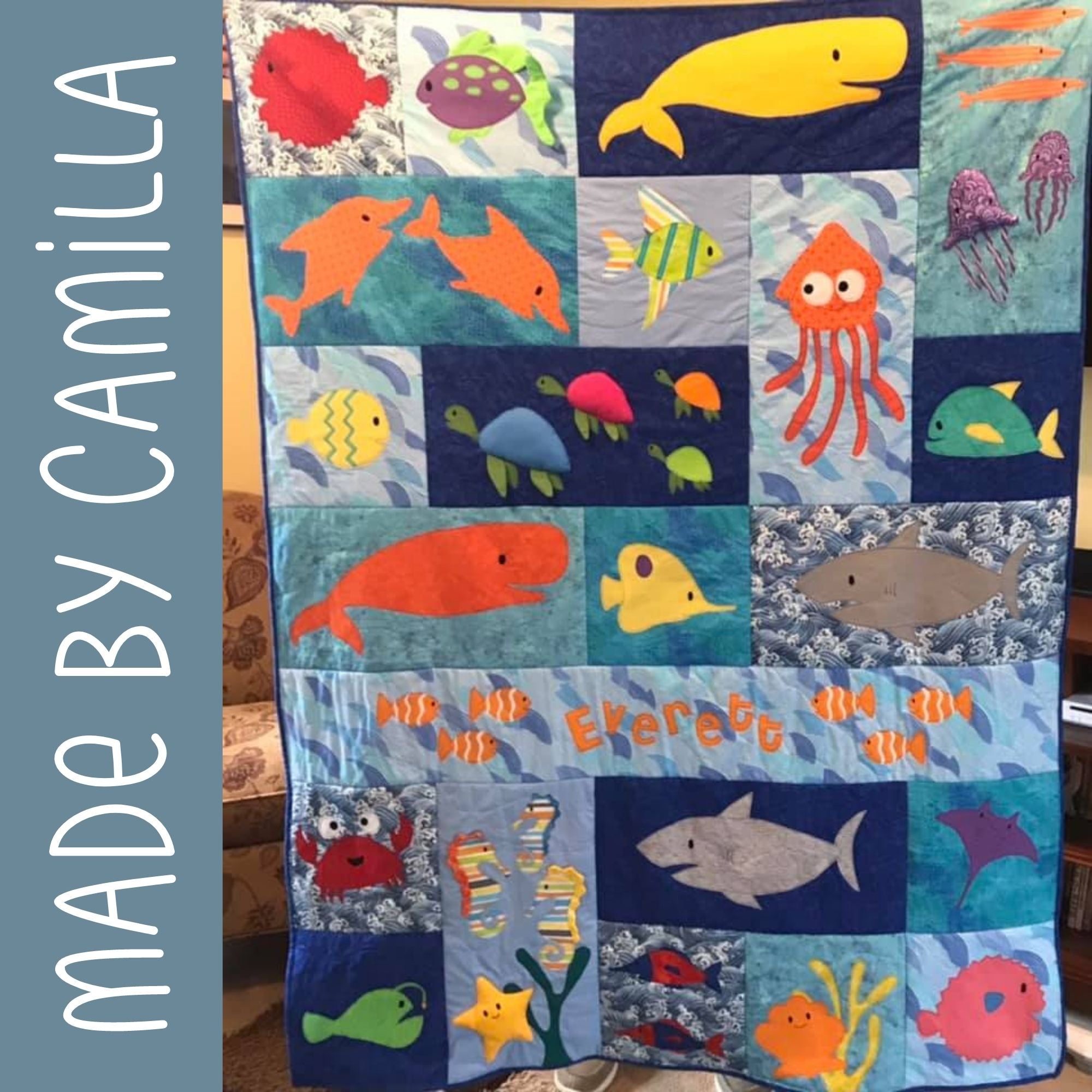 Sea Creatures Quilt Pattern