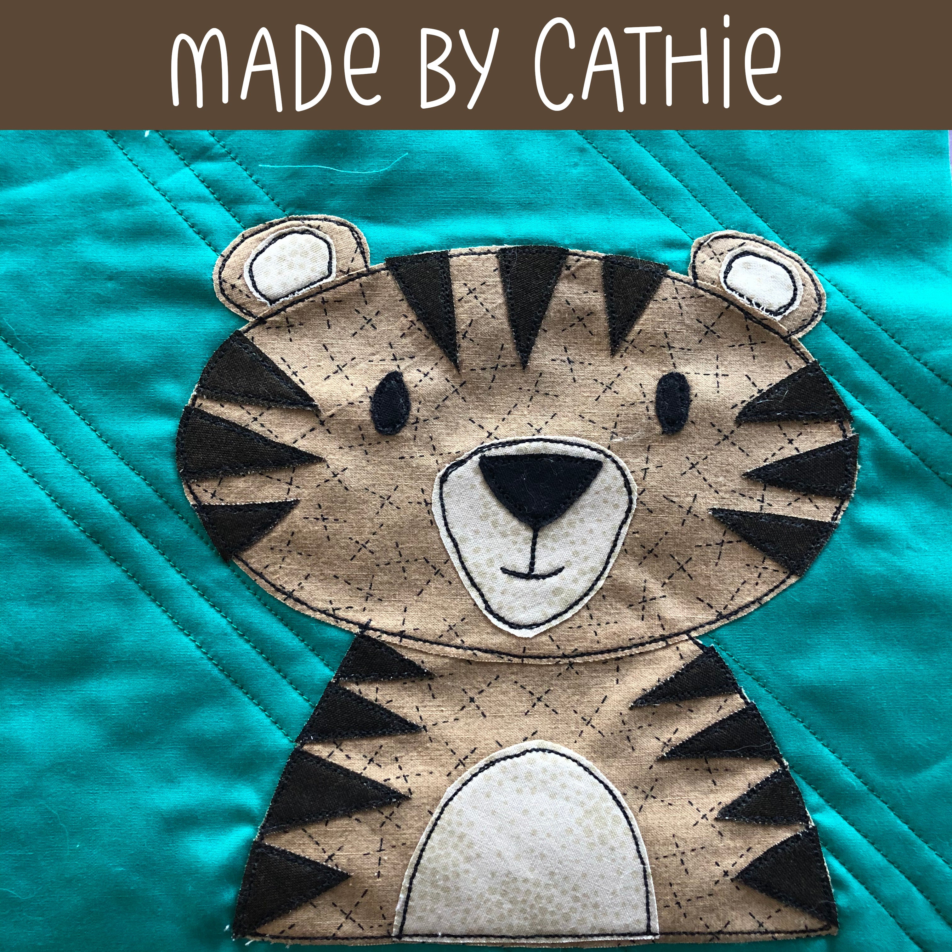 Tucker Tiger Applique Pattern