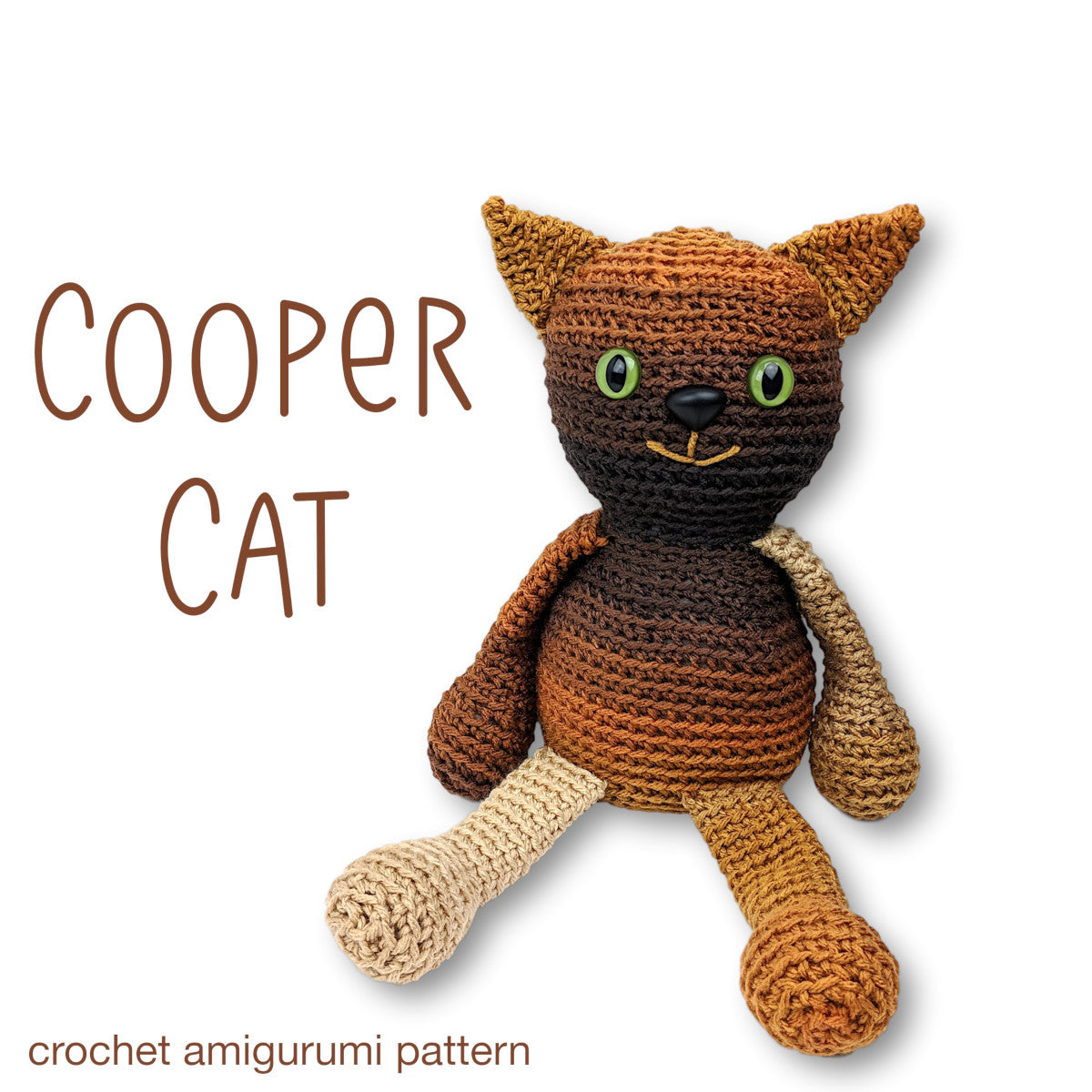 Cooper Cat Crochet Amigurumi Pattern