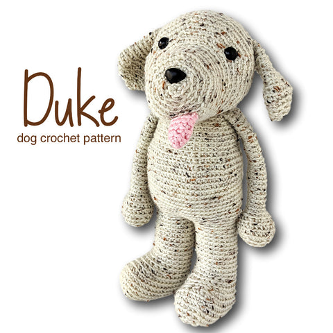 Duke the Dog Crochet Amigurumi Pattern