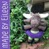Walter the Water Buffalo Crochet Amigurumi Pattern
