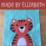 Tucker Tiger Applique Pattern