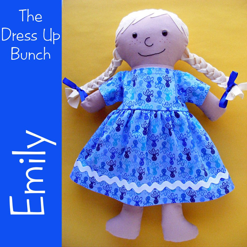 Meep - a Monster Softie Pattern for the Dress Up Bunch – Shiny Happy World