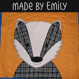 Benjamin Badger Applique Pattern