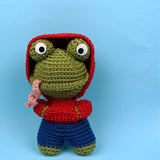 Finley the Frog Crochet Amigurumi Pattern