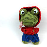 Finley the Frog Crochet Amigurumi Pattern