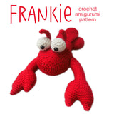 Frankie the Lobster Crochet Amigurumi Pattern